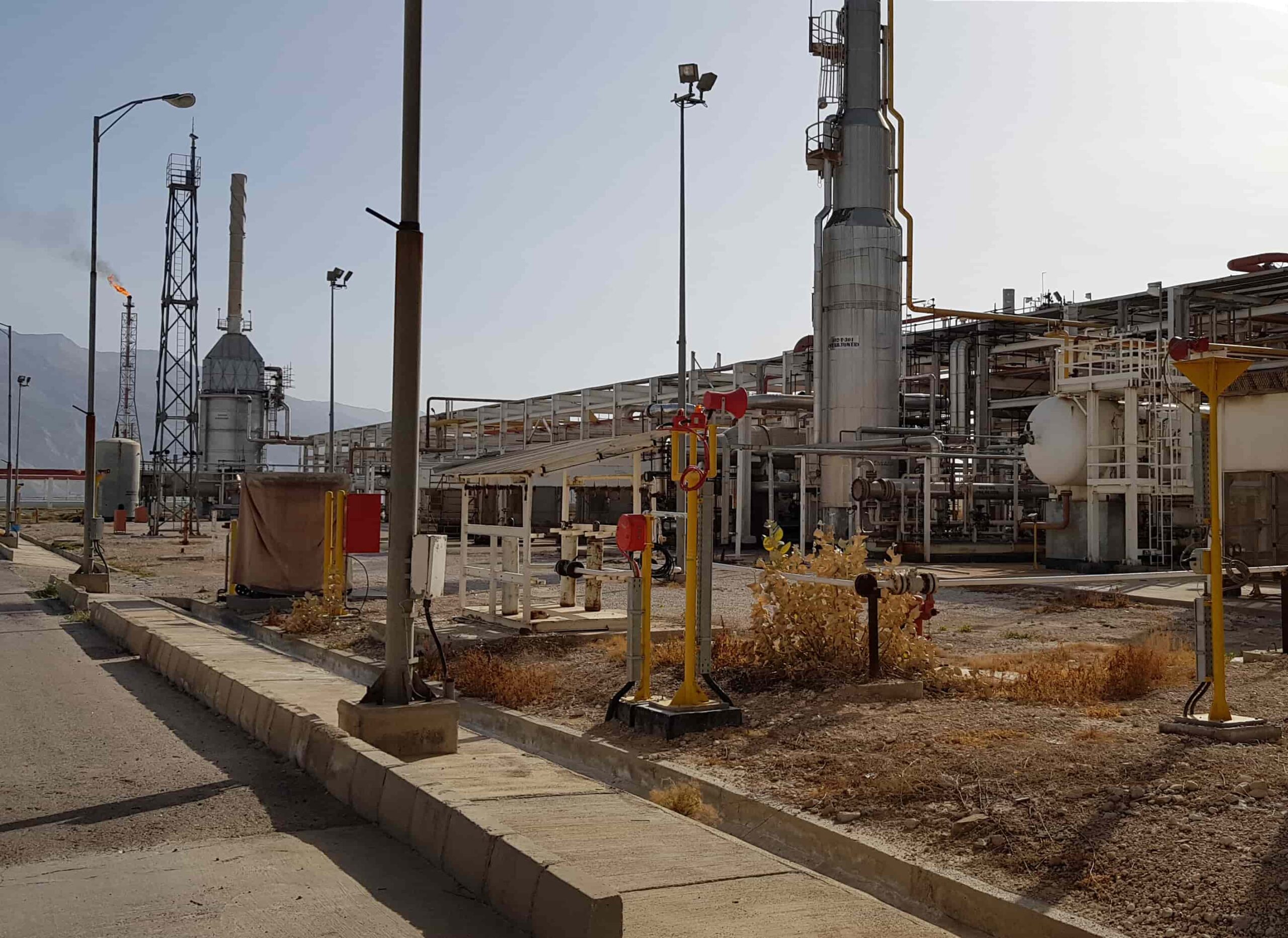 The construction project of Fire Alarm System (F&G) of Parsian Gas Refinery